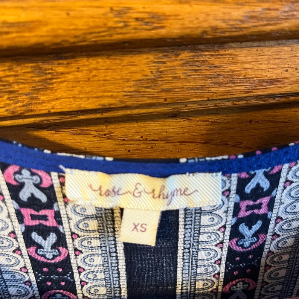 Rose & Rhyme Patterned shirt XS - Picture 5 of 8